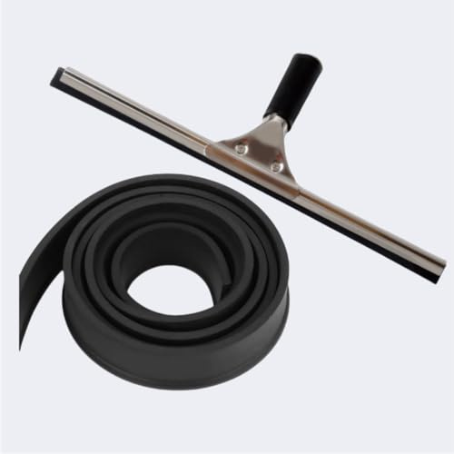 Gummilippe Fensterabzieher Gummi Ersatz Lippe 105 cm Fensterwischer Fenster Glas Scheibenwischer Reiniger Gummi Zubehör für Bad Küche Autoglas Spiegel anderes Glas, Aufschneidbar