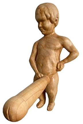 Toilettenpapierhalter lustiger Holz-Seidenpapierhalter Zuhause Vintage-Parodie Dekoration Aufbewahrungsregal Badezimmer Küche Toilettenpapierhalter