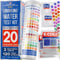 ZLYSYCM 2023 All-New 20-in-1 Trinkwasser-Testing-Set, 120 Streifen – Home Tap und Well Water Test Kit für Hardness, Blei, Eisen, Copper, Chlorin, Fluorid und mehr