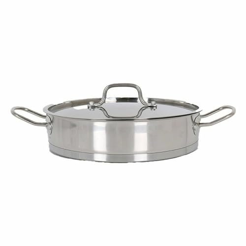 Quttin | Cacerola con Tapa 6 L Ø 32,8 cm - Cacerola Cocina de Gran Capacidad con Tapa