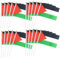 50 Packs Palestine Flags Hand-hold Mini Small Flag Hand-waved Palestinian Bunting on Plastic Sticks Party Parade Celebration Sports Football Game School Events Festival Outdoor Decoration