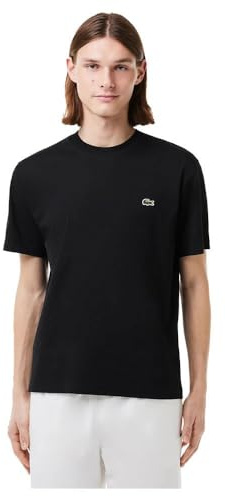 Lacoste Herren Cotton T-Shirt, Noir, XS
