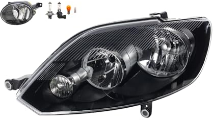 Johns, Scheinwerfer Halogen Front passend für VW Golf V 1K 5M 03/09-12/13 H7 H15 Links + Nebelscheinwerfer + Leuchtmittel