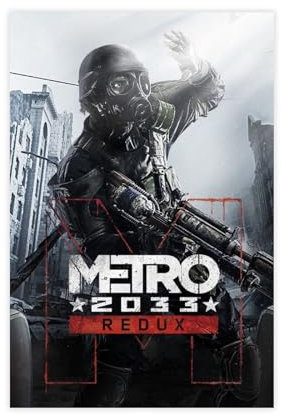 AAVEDA Metro 2033 Exodus Leinwandposter, Schlafzimmer-Dekor, Sportlandschaft, Büro, Raumdekoration, Geschenk, ungerahmt, 30 x 45 cm