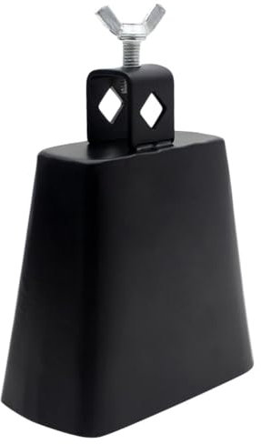 Jasaly Schlagzeug Kuhglocke Schlagzeug Zubehör Drum Cowbell