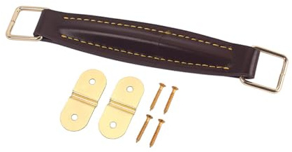 Gitarren-Verstärker-Griff, Vintage-Stil, Gitarrenverstärker-Griff, PU-Leder, Lautsprechergriff für Gitarren-Lautsprecher, Tragegriff, Audio-Ausrüstung (braun)