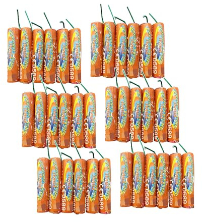 h2i Fire Spinner - Bodenwirbel | 36 Stück | Party Spaß für Klein & Groß I für Silvester, Halloween & Party Mitbringsel | Kinder & Jugendfeuerwerk | b | Ganzjahresfeuerwerk Kat. F1