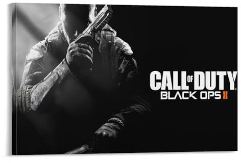 Poster auf Leinwand, Motiv: Call of Duty Black OPS 2, 20 x 30 cm