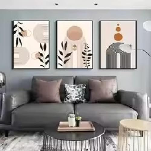 Böhmisches geometrisches Poster, Filmplakate, klebrige Poster, Retro-Leinwandbilder, Bar, Café, ästhetische Kunst, Wandmalerei, Poster, Drucke, 40 x 60 x 3 cm, rahmenlos