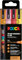 POSCA Mitsubishi Pencil - Pochette 4 Marqueurs PC3M - Pointe Fine - Peinture à Base d'Eau - Tout Support - Couleurs Paillette