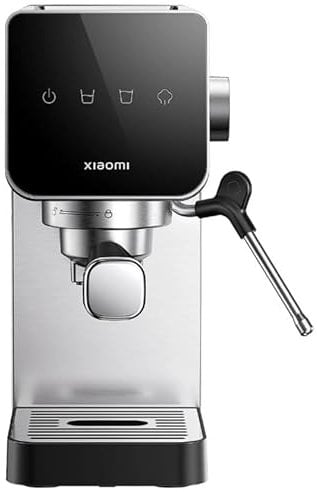 Xiaomi Máquina espresso semiautomática, bomba de 20 bares, tanque de 0,9 L, diseño compacto, 1350 W