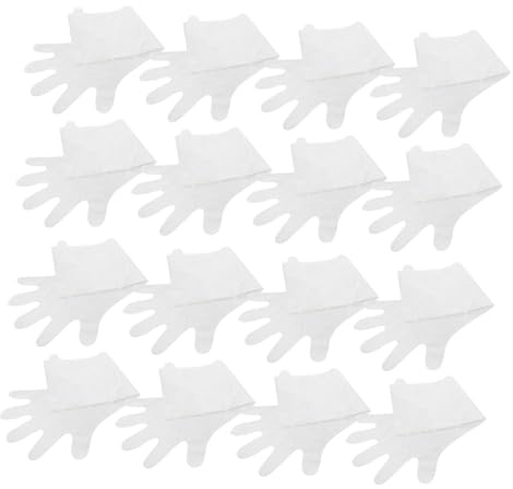 PP Handschuh 10 Paar Lange Weiße Einweg Handmasken für Pflege