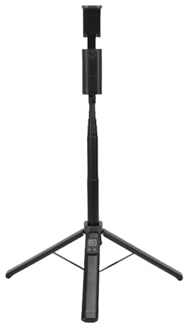 GOWENIC Telefon Selfie Stick Quadripod, 1,5 Meter Ausziehbar, 360°-Mehrwinkelfotografie, AI Smart Tracking, mit Multifunktionaler Bluetooth-Fernbedienung, für Remote-Selfies
