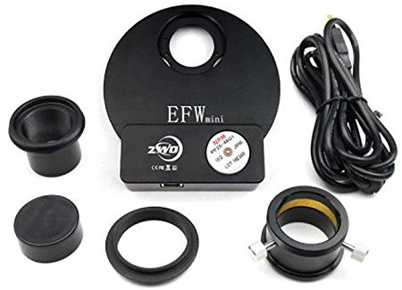 motorisiertes Filterrad für 5X 1,25- oder 5X 31 mm Filter, ASIEFWmini