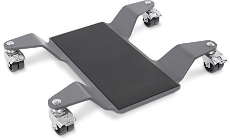 ConStands Mover II 320 kg - Motorrad Rangierhilfe für Vespa GTS 300 Grau Hauptständer Rangierwagen