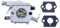 HAISHINE Carburador Carb para STIHL 017 018 MS170 MS180 Motosierra 11301200601 Walbro Style