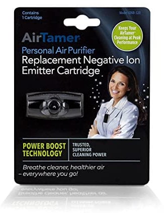 AirTamer IONB-320 Ersatzpatrone für Negativionen-Emitter für A320 AirTamer Fortgeschrittener, persönlicher Luftreiniger, schwarz, 1 Patrone pro Packung