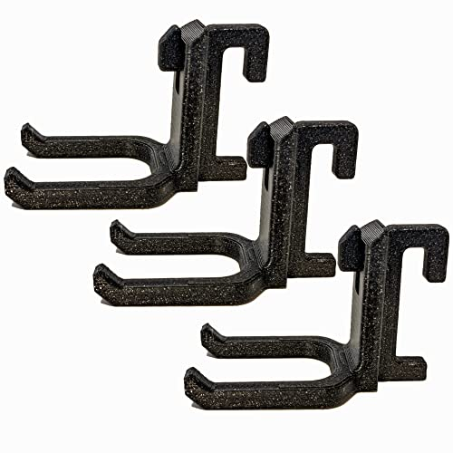 ULROAD SKL7 3 Stück Halterung Doppel Haken für IKEA Skadis Lochwand I SKadis Zubehör Halter Lochplatte für Werkzeug I Schmuck I etc.