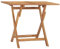 vidaXL Teak Massiv Garten Esstisch Klappbar Gartentisch Holztisch Klapptisch Gartenmöbel Tisch Terrassentisch Massivholztisch Outdoor 90x60x75cm
