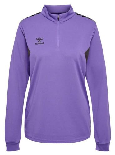 hummel Women's Hmlauthentic Half Zip Sweat Woman Sweatshirt (pack of 1)