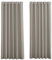 PONY DANCE Vorhang Blickdicht Ösen Gardinen für Große Fenster 2er Set H 245 x B 200 cm Blackout Curtains for Living Room Verdunklungsvorhänge Wärmeisolierend, Sandfarben