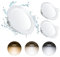 3er Set 4W LED Einbaustrahler Dimmbar, Ultra Flach LED Deckenspots 3000K/4000K/6000K Steuerung per Schalter, IP44 Wasserdicht LED Einbauleuchten, Led Spots für Küche Badezimmer, Ø75-85mm Lochgröße