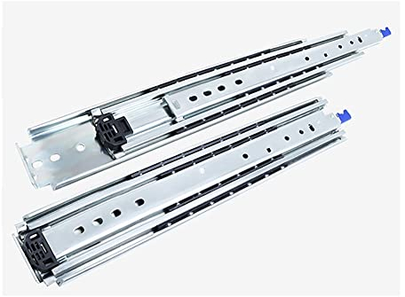 BIENKA schwerlastauszug 1200mm Vollauszug Schubladen Teleskopschienen Mit Verriegelung, Schwerlast Schubladenschienen, Kugelauszug Set Schubladenschienen (Color : 450mm/18inch, Size : 10 Pair)