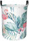 Panier à linge pliable en tissu Oxford avec poignée Motif flamant rose