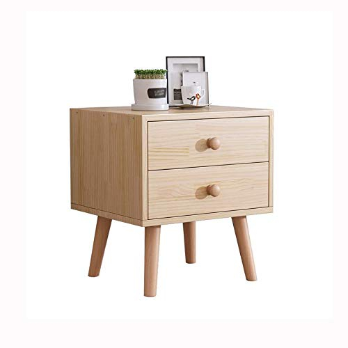 ZYMEN Nordisches Sideboard aus massivem Holz, Schlafzimmer, kleine Wohnung, Heimaufbewahrung, Doppelschublade Commemoration Day