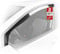 WALSER Premium Auto Windabweiser für Opel Corsa E 09/2014-Heute, 5-Türer, Passform Regenabweiser Set für Fahrer- und Beifahrerseite, Auto Windabweiser 2 STK.