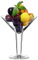 SOLAVIA Martini Bowl Dish Vase for Flower Arranging Clear Glass Footed Ornament Holder Home Décor, Housewarming Gift, H26cm
