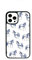 Horse Pattern Blue Horses Phone Case/Cover Compatible with iPhone SE 3 (2022) Rubber