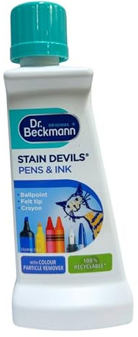 1 x 50ml Stain Devils Pen & Ink Stain Remover | Fast-Acting Laundry Essential for Stubborn Stains | Fast-Acting Formula | Versatile Solution | Environmentally Friendly | Safety & Fabric Care