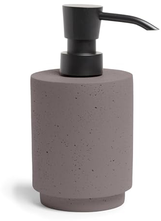 Möve Seifenspender, Grey, 8 x 8 x 15 cm