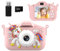 HOVIN Appareil Photo Enfant Appareil Photo Numérique 2.0 Pouces, Appareils Photos Numériques pour Enfants HD 1080P Camera Enfant Jouet Enfant 3 Ans, Cheval Rose