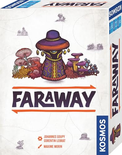 KOSMOS 684709 Faraway, abenteuerliches Kartenspiel für 2-6 Spielerinnen und Spieler ab 10 Jahre.