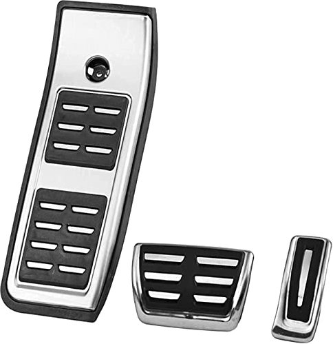 ALaaaaL Auto Pedal Bremse Gaspedal Abdeckung Auto Pedale Für Audi A4 B9 A5 F5 2016-2019,Kein Bohren Pedalabdeckung Teil Schutz