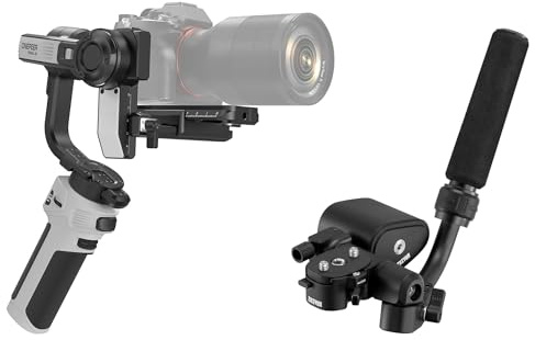 ZHIYUN CINEPEER Weebill 3E[Official], 3-Axis Lightweight Gimbal Stabilizer for DSLR & Mirrorless Camera+Wrist Rest Sling Grip