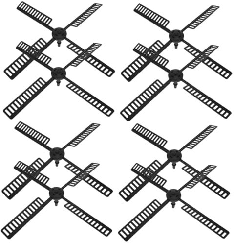 Cabilock Lot De 8 Moulins À Vent De Jardin en Plastique Accessoires pour Moulin À Vent Solaire Et Phare