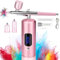 Airbrush Set Kabelloses: Multi-Funktion Airbrushpistole mit 3 Druckstufen für Makeup, Nageldesign Kuchendekoration, Tattoo, Modellierung, Modellfärbung