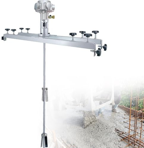 Pneumatic Agitator IBC Mount for IBC Tank, Paint Agitator, Paint Stirring Machine, Mixing Rod Length 95CM, Impeller Diameter 40cm (H003)