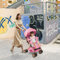 Poussette Bébé Légère et Compacte de 0 Mois à 4 Ans, Capacité de Charge Maximale de 25 kg, Poussette Pliable, Dossier Inclinable, Pliage Automatique en 1 Étape, CanopyB-rose