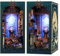 UINOFER Holz Book Nook Kit, Miniatur Puppenhaus Haus, Miniatur Kit 3D Holzpuzzle Buchstützen aus Holz, Modellbausätze für Erwachsene Teens zum Bauen (Shadow of The Sea)