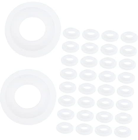 HAWILLOSCH O-ring Silikon Dichtungsringe Wasserschlauch Dichtung Sanitär Sealing Washer Hitze Ozonbeständig Elastisch Für Küchen Badabdichtung