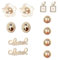 ZUWIJEQ 12 pcs Accessoires de Fleur de Chaussure en Strass, Décorations de Chaussures de Bricolage pour Femmes, Décorations de Chaussures pour Femme Sabots Ornements de Chaussure, Charms Accessoires