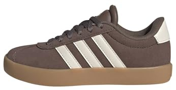 adidas Unisex Kinder Vl Court 3.0 Kids Shoes, Earth Strata/Chalk White/Gum 3, 33 EU
