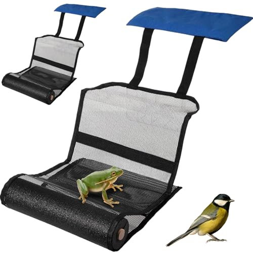 Accesorios de Piscina, 2 Piezas de rampa de Escape para Salvar Animales para la Piscina rampa de Escape de Animales no Tejidos con Rana, Ardilla, Perro, pájaro