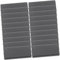 Alipis 20 Pezzi tappi terminali del davanzale della finestra messa a tappo terminale in di alluminio copertura terminale in di alluminio nylon Black