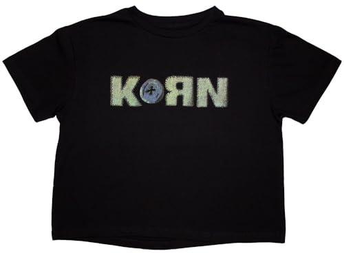 Rock Off officially licensed products Korn Doll Issues Band Logo Crop Top