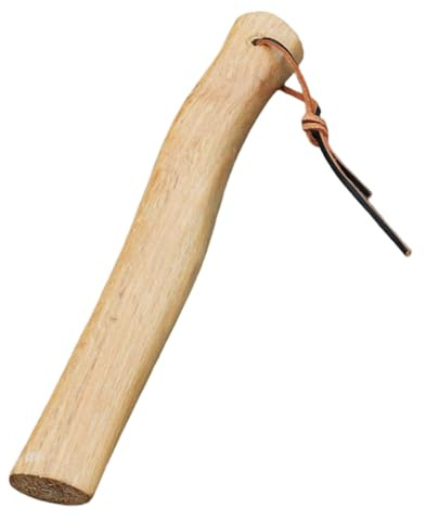 Axe Handle Replacement 12.6 Inch Axe Handle Replacement with Loop Short Shock Resistant Hatchet Accessories with Smooth Textured for Firewood Cutting, Hatchet